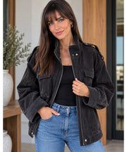 Bomber Sevri effetto suede