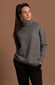 Lupetto oversize in cashmere