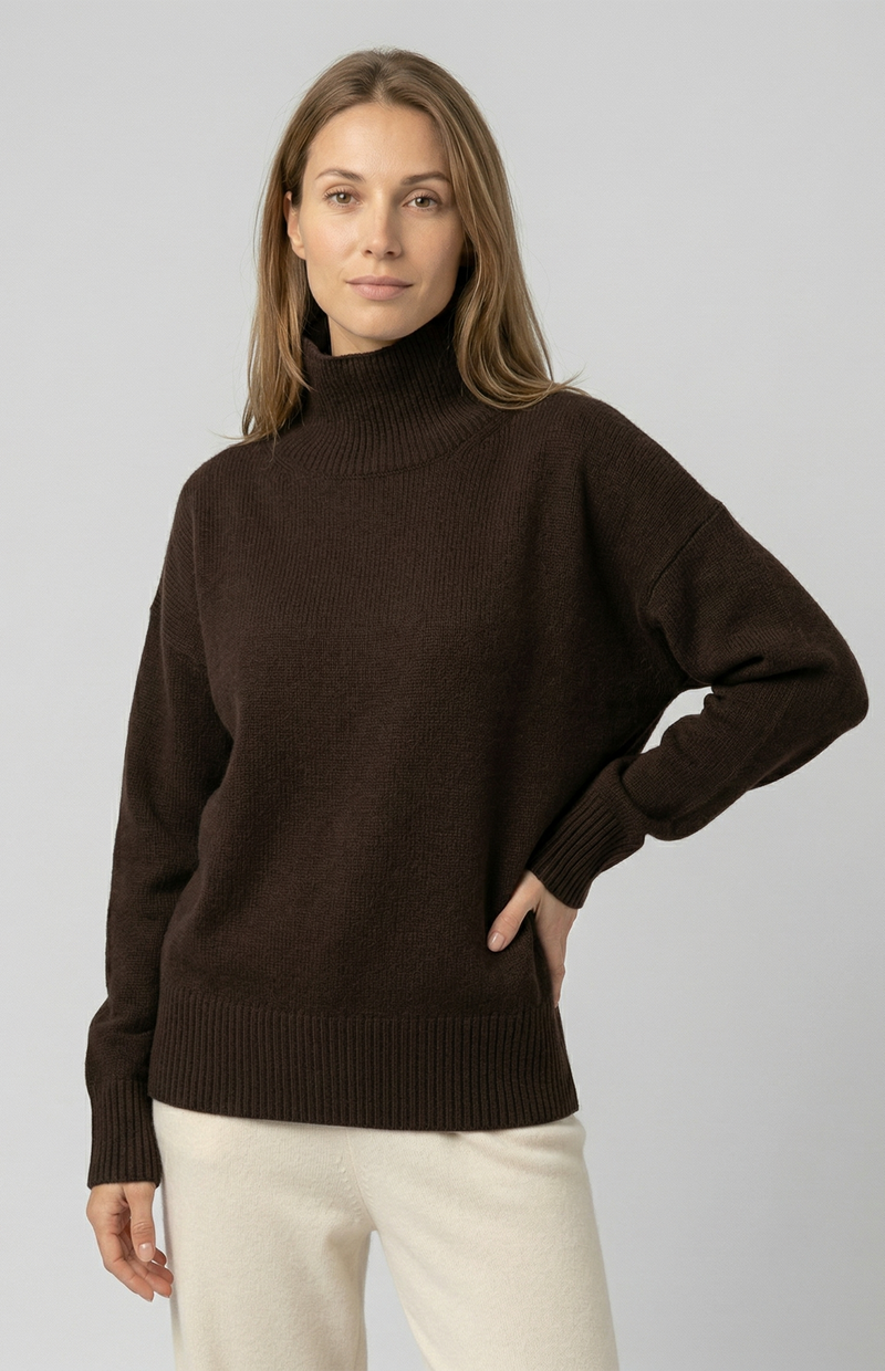 Lupetto oversize in cashmere