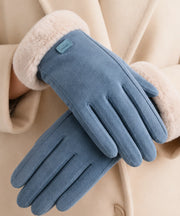 Guanti Ciane effetto suede