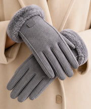 Guanti Ciane effetto suede