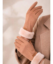 Guanti Ciane effetto suede