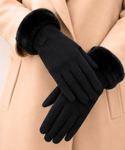 Guanti Ciane effetto suede