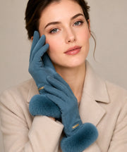 Guanti Chamonix effetto suede