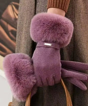 Guanti Chamonix effetto suede