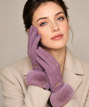 Guanti Chamonix effetto suede
