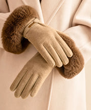 Guanti Chamonix effetto suede