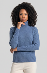 Maglione collo alto 4 fili