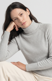 Maglione collo alto 4 fili
