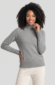Maglione collo alto 4 fili