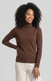 Maglione collo alto 4 fili
