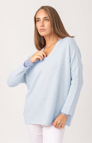 Maglione oversize a pois