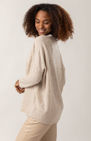 Maglione oversize a pois