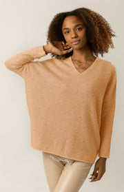 Maglione oversize a pois