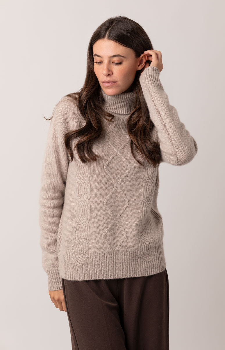 Dolcevita Aran in cashmere