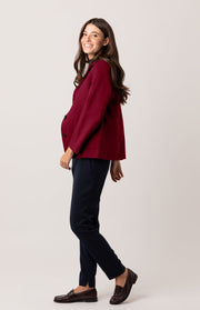 Blazer con pinces lana e cashmere