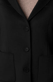 Blazer con pinces lana e cashmere