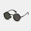 VORENIE FlexPunk Black sunglasses - front studio view