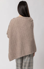 Poncho 3 in 1 in cashmere