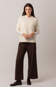 Poncho kimono a coste