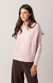 Poncho kimono a coste