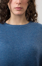 Poncho sfumato in cashmere