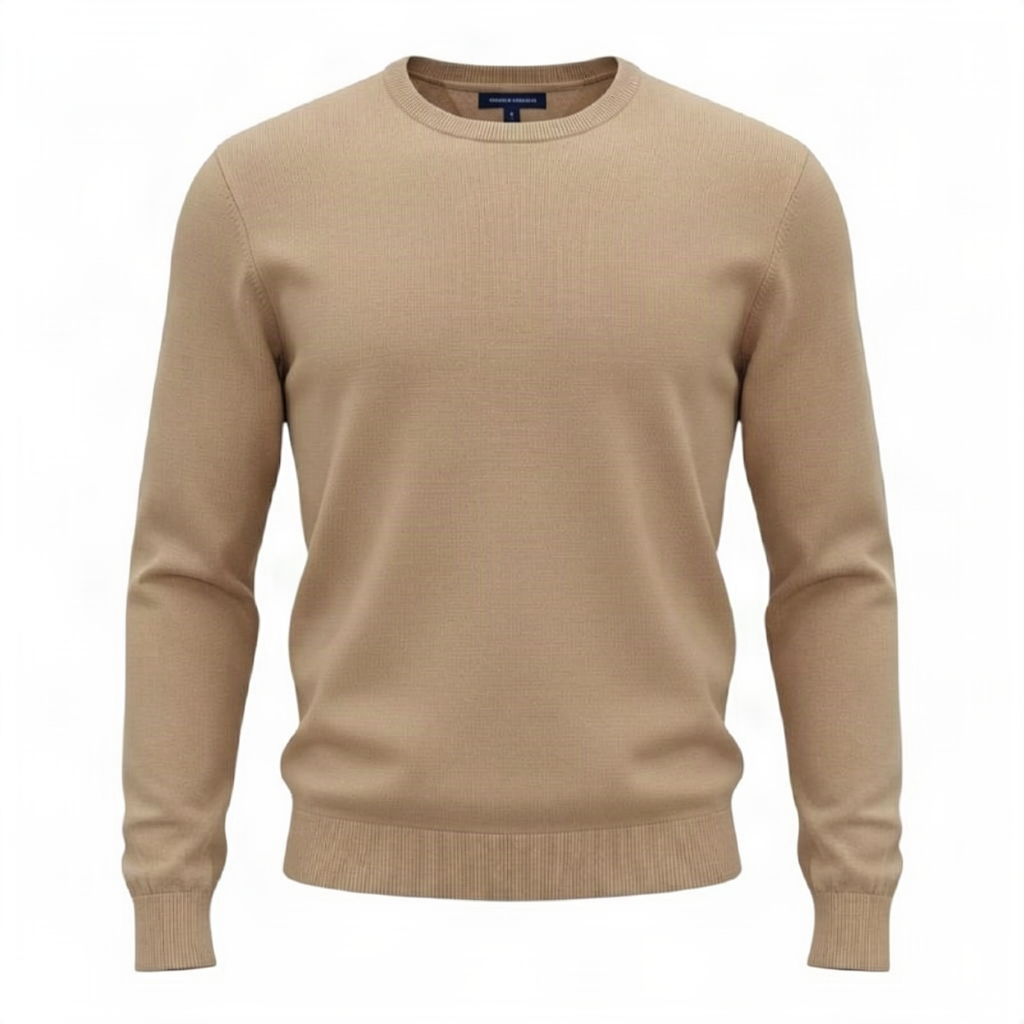 Maglione Classico Caramello