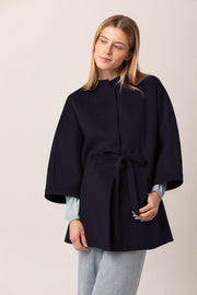 Spolverino mantella con cintura