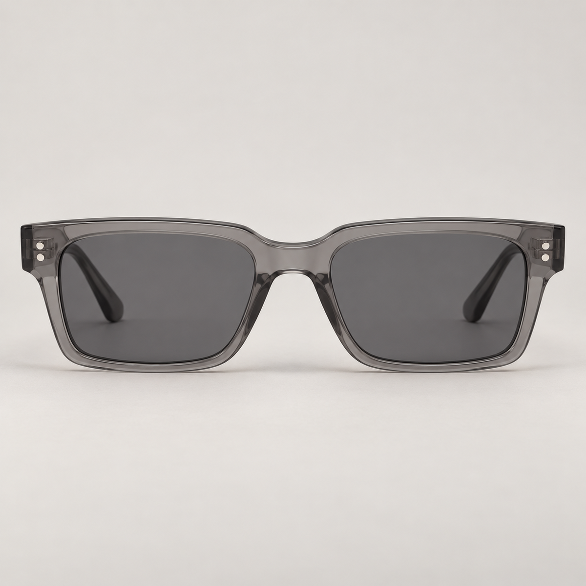 VORENIE Bondi Grey sunglasses - front studio view