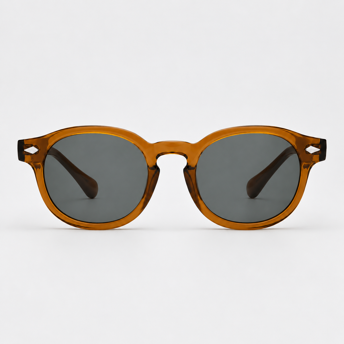 VORENIE Capri sunglasses in Brown, front view
