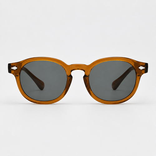 VORENIE Capri sunglasses in Brown, front view