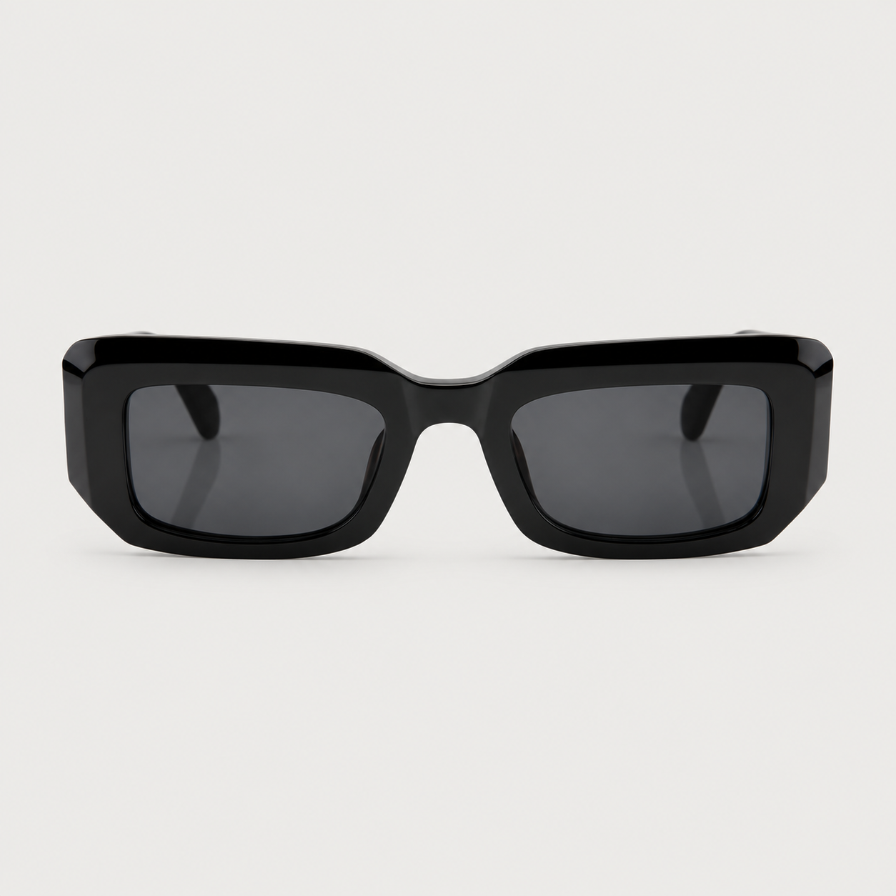 VORENIE Imperia Black Gloss Black sunglasses, frontal view
