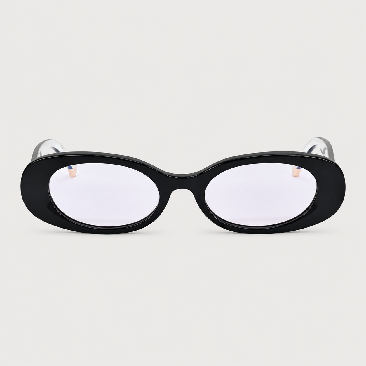 VORENIE Pavia Black White Purple Photochromic sunglasses, frontal view