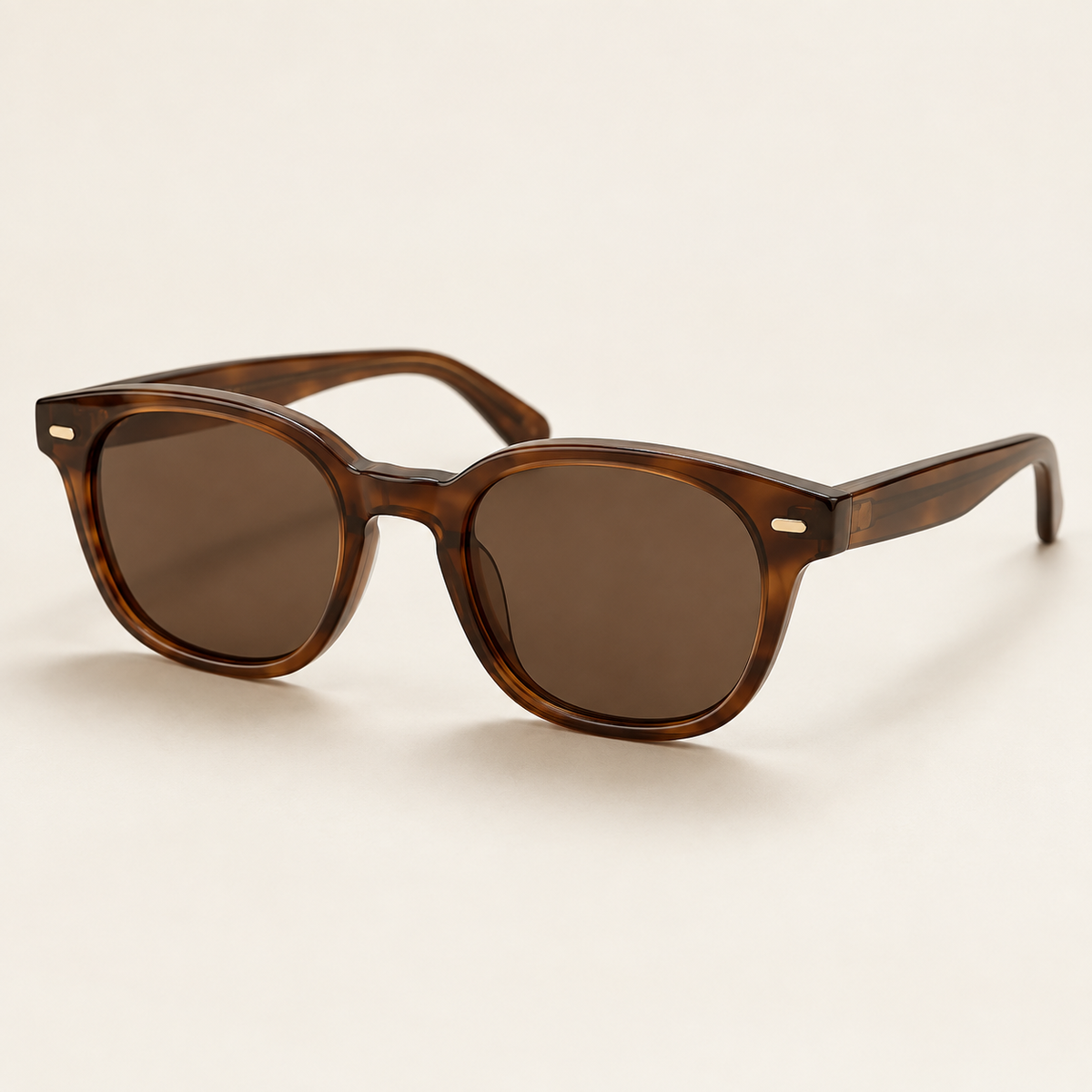 VORENIE Venezia Brown sunglasses — front studio view